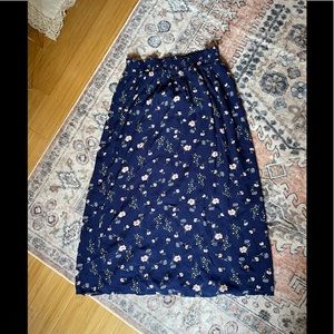 Floral Old Navy MIDI Skirt